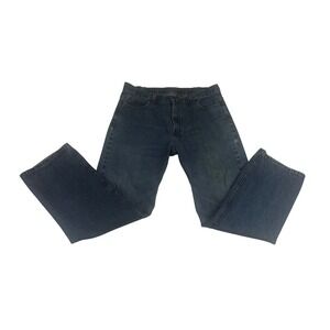 Faded Glory Mens Jeans 36x32 Blue Denim Straight Leg‎ Cotton Workwear